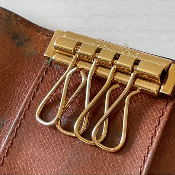 Louis Vuitton brown monogram canvas four key ring wallet - Picture 7 of 11